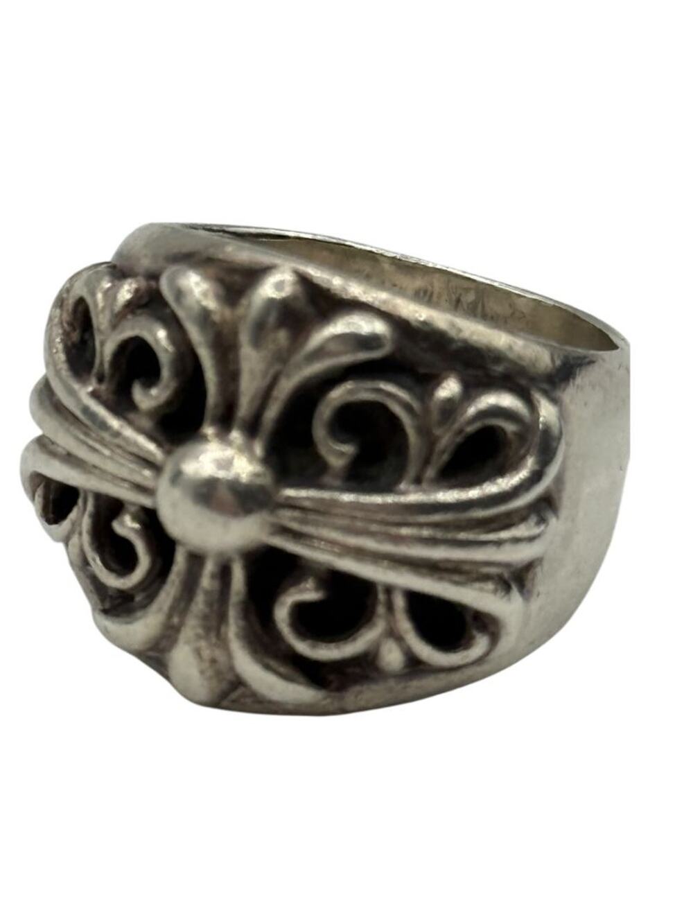 Chrome Hearts Keeper Sterling Silver Ring – Size 12